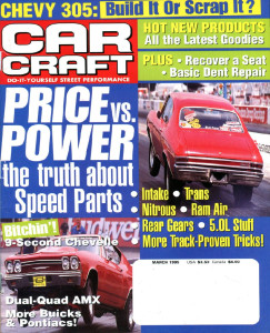 CAR CRAFT 1999 MAR - AMX 401, WASZAK, '67 BUICK GS